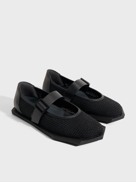 Женские балетки мэри-джейн UNITED NUDE Poly Ballet Lo, Артикул Poly Ballet Lo, черный | 4933246. Ракурс 2