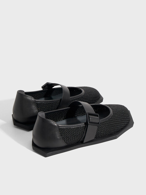 Женские балетки мэри-джейн UNITED NUDE Poly Ballet Lo, Артикул Poly Ballet Lo, черный | 4933246. Ракурс 5