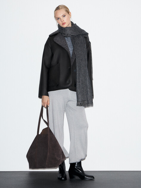 Женская дубленка  MAISON DAVID, Артикул NOEL_SDF_DR, темно-серый | 4933435. Ракурс 2