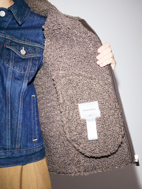 Женский жилет MAISON DAVID, Артикул LUNETTE_SDF_DR, коричневый | 4933661. Ракурс 6