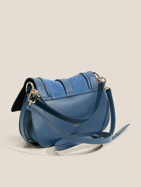 Женская сумка FURLA, Артикул FURLA FLOW M TOP HANDLE, серо-синий | 4936337. Ракурс 3 Женская сумка FURLA, Артикул FURLA FLOW M TOP HANDLE, серо-синий | 4936337. Ракурс 3