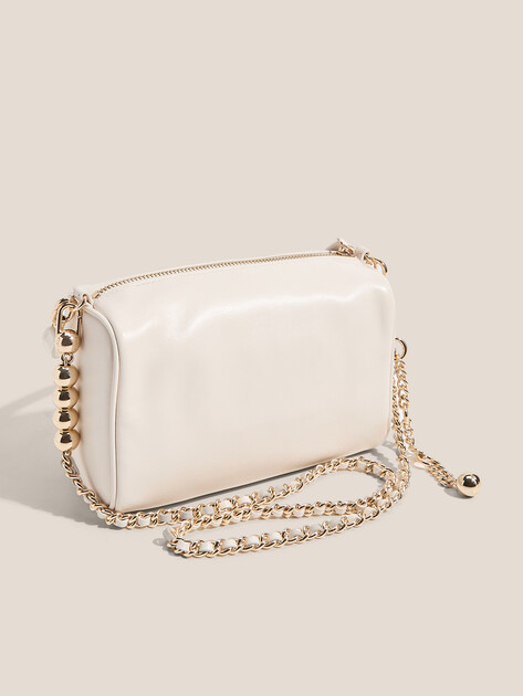 Женская сумка  FURLA, Артикул FURLA TALIA MINI CROSSBODY, белый | 4937106. Ракурс 3