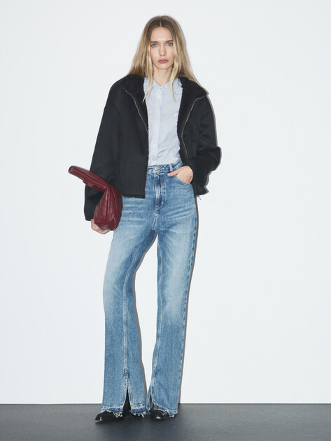 Женская дубленка MAISON DAVID, Артикул NICOLA_SDF_S, черный | 4939843. Ракурс 2 Женская дубленка MAISON DAVID, Артикул NICOLA_SDF_S, черный | 4939843. Ракурс 2