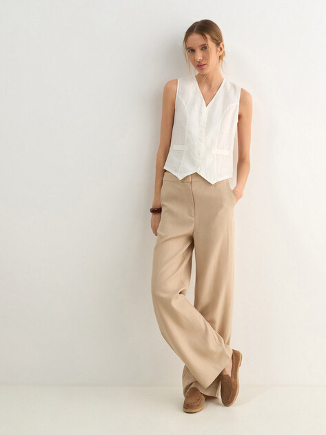 Женские эспадрильи TENDANCE, Артикул YS-58208A-1, приглушенно-коричневый | 4940396. Ракурс 7