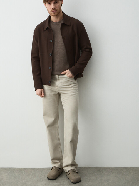 Мужские Шлепанцы Tendance YS-M58247L-5 зеленовато-коричневый