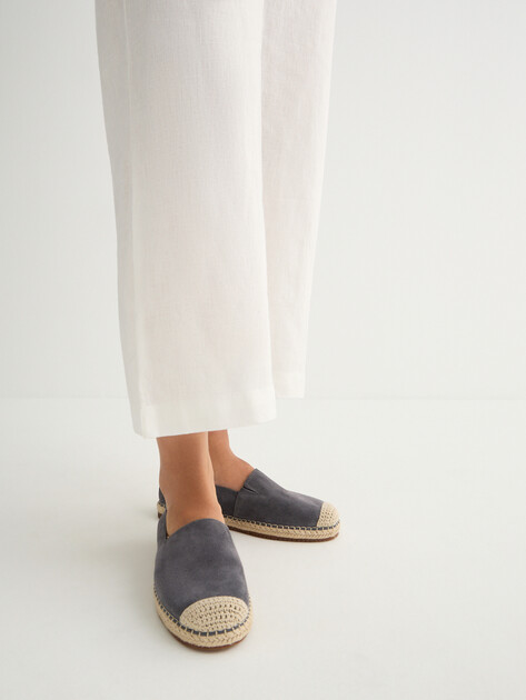 Женские эспадрильи TENDANCE, Артикул YS-58195A-3, сине-серый | 4941676. Ракурс 7