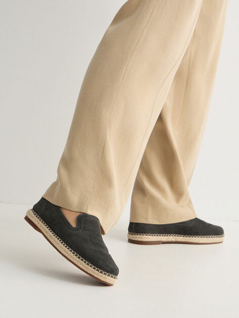 Женские эспадрильи TENDANCE, Артикул YS-58195A-8, серо-зеленый | 4941965. Ракурс 7