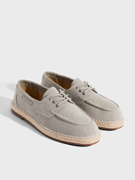 Женские эспадрильи TENDANCE, Артикул YS-58195A-2, светло-серый | 4942449. Ракурс 2