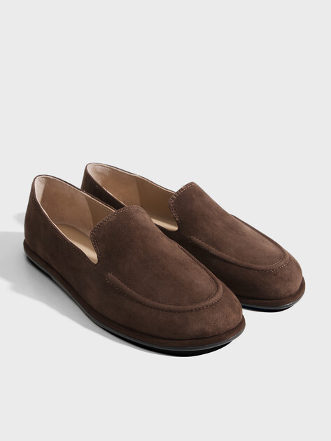 Женские слиперы TENDANCE, Артикул YS-58117A-1, темно-коричневый | 4942625. Ракурс 2