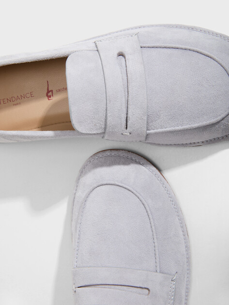 Женские лоферы TENDANCE, Артикул YS-58196A-2, серо-голубой | 4942755. Ракурс 3