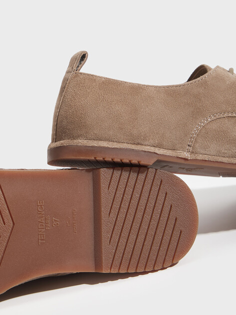Женские дерби TENDANCE, Артикул YS-58196A-5, серо-коричневый | 4942973. Ракурс 3