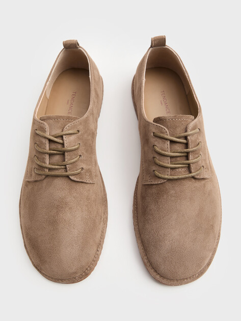 Женские дерби TENDANCE, Артикул YS-58196A-5, серо-коричневый | 4942973. Ракурс 4