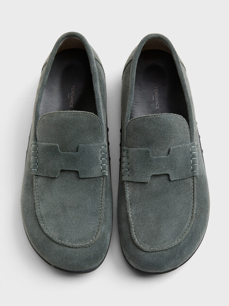 Мужские лоферы TENDANCE, Артикул YS-M58216A-1, зелено-серый | 4943599. Ракурс 4