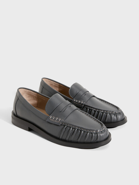 Женские лоферы TENDANCE, Артикул YS-58198A-2, темно-серый | 4943915. Ракурс 2