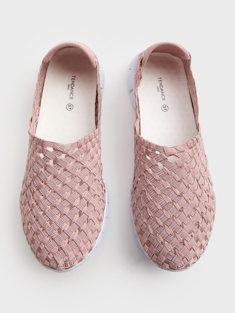 Женские слипоны TENDANCE, Артикул HD4725-03, пыльно-розовый | 4946129. Ракурс 4