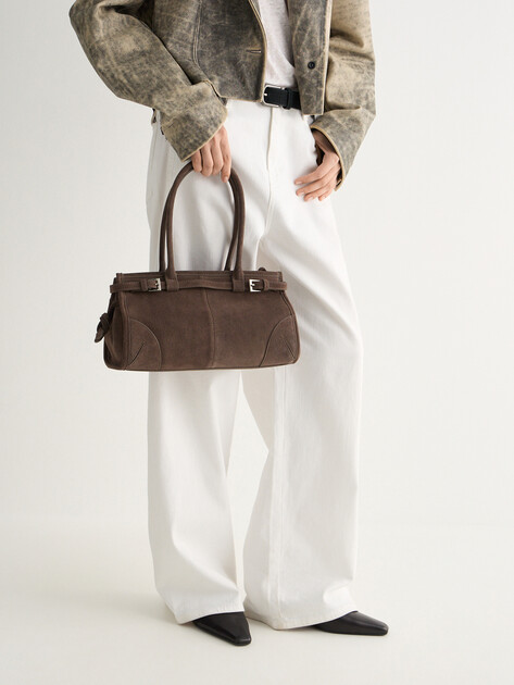 Женский тоут TENDANCE, Артикул MRH24-510NJ, серо-коричневый | 4946447. Ракурс 5 Женский тоут TENDANCE, Артикул MRH24-510NJ, серо-коричневый | 4946447. Ракурс 5