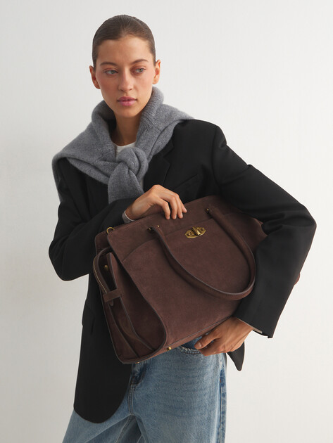 Женский тоут TENDANCE, Артикул MRH25-306L, каштановый | 4946681. Ракурс 5