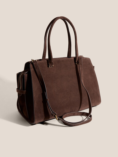 Женский тоут TENDANCE, Артикул MRH25-306L, каштановый | 4946681. Ракурс 3