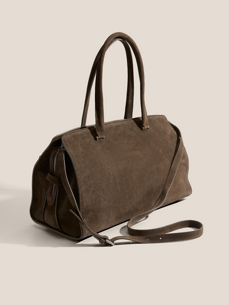 Женский тоут TENDANCE, Артикул MRH25-306L, коричнево-зеленый | 4946683. Ракурс 3