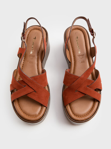 Женские босоножки TAMARIS KAYTHREE, Артикул 1-1-28380-46, терракотовый | 4947004. Ракурс 4