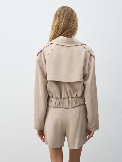 Женский жакет MARCIANO BY GUESS NINA BOMBER JACKET, Артикул 5YGL047340A, серо-бежевый | 4947384. Ракурс 4 Женский жакет MARCIANO BY GUESS NINA BOMBER JACKET, Артикул 5YGL047340A, серо-бежевый | 4947384. Ракурс 4