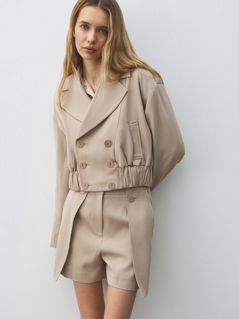 Женский жакет MARCIANO BY GUESS NINA BOMBER JACKET, Артикул 5YGL047340A, серо-бежевый | 4947384. Ракурс 5 Женский жакет MARCIANO BY GUESS NINA BOMBER JACKET, Артикул 5YGL047340A, серо-бежевый | 4947384. Ракурс 5