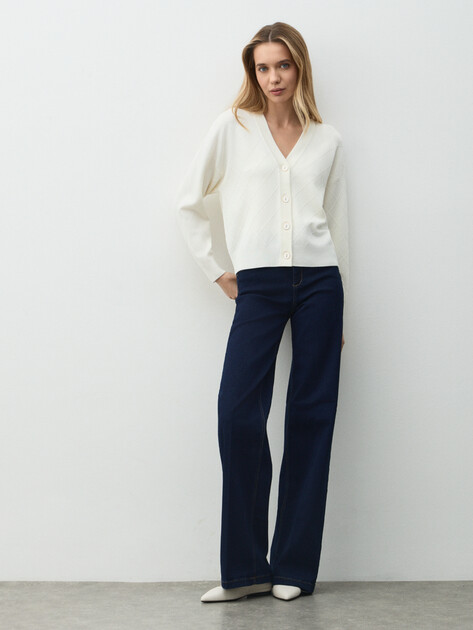 Женский кардиган MARCIANO BY GUESS MILEY CARDI SWTR, Артикул 5YGR135036Z, белый | 4947401. Ракурс 2