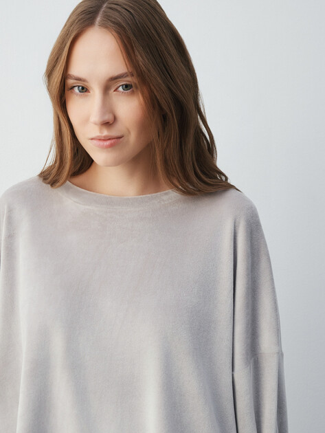 Женский свитшот ETAM, Артикул GALIKA - SWEATSHIRT, серый | 4948968. Ракурс 3 Женский свитшот ETAM, Артикул GALIKA - SWEATSHIRT, серый | 4948968. Ракурс 3