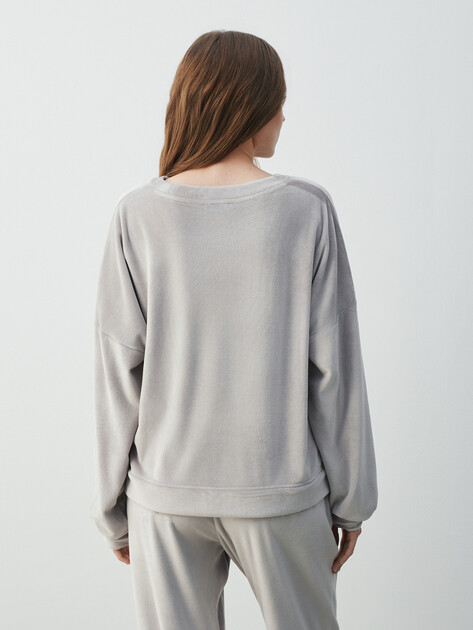 Женский свитшот ETAM, Артикул GALIKA - SWEATSHIRT, серый | 4948968. Ракурс 4 Женский свитшот ETAM, Артикул GALIKA - SWEATSHIRT, серый | 4948968. Ракурс 4