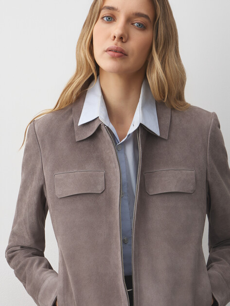 Женская куртка MAISON DAVID, Артикул HJ-93404, серый | 4949231. Ракурс 3