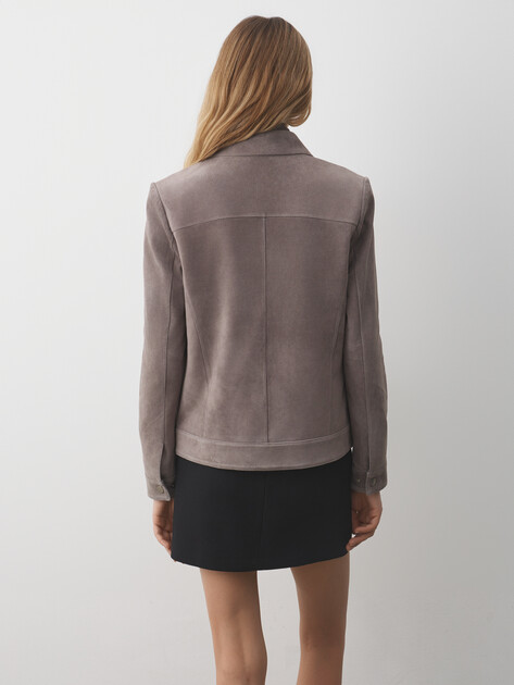 Женская куртка MAISON DAVID, Артикул HJ-93404, серый | 4949231. Ракурс 4