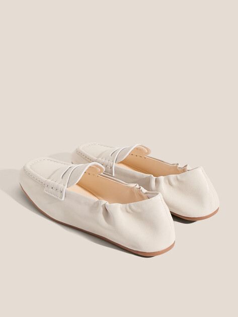 Женские лоферы MAISON DAVID, Артикул TM3625F-1, молочно-бежевый | 4949610. Ракурс 5