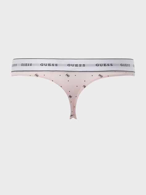Женские трусы GUESS CARRIE THONG, Артикул O97E04KBOE1, розовый | 4950963. Ракурс 2