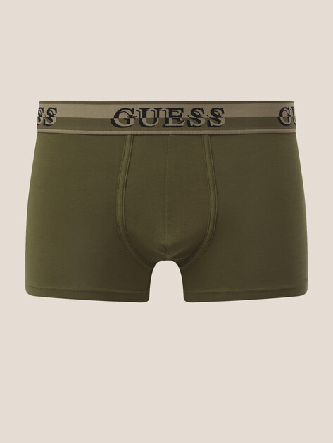 Мужские трусы 3 шт. GUESS JOE BOXER TRUNK 3 PACK PRINT, Артикул U5BG05K6YW1, хаки | 4951156. Ракурс 3