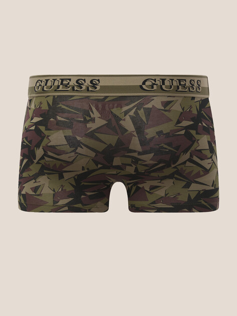 Мужские трусы 3 шт. GUESS JOE BOXER TRUNK 3 PACK PRINT, Артикул U5BG05K6YW1, хаки | 4951156. Ракурс 5