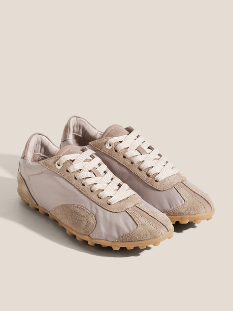 Женские Кроссовки Bronx 66669-CN бежевато-серый