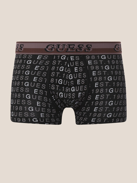 Мужские трусы 3 шт. GUESS JOE BOXER TRUNK 3 PACK PRINT, Артикул U5BG05K6YW1, мультицвет | 4951997. Ракурс 4