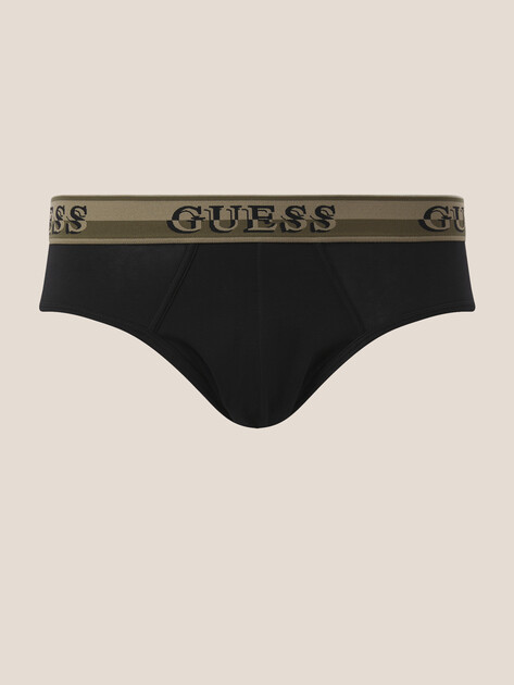 Мужские трусы 3 шт. GUESS JOE BRIEF 3 PACK PRINT, Артикул U5BG07K6YW1, мультицвет | 4952133. Ракурс 2