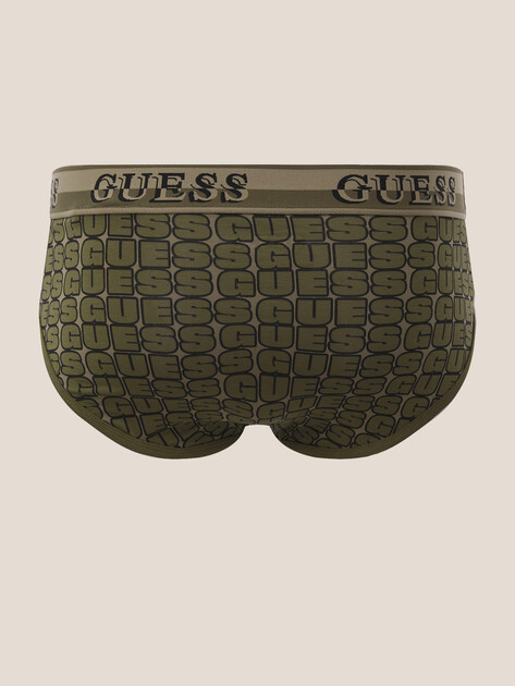 Мужские трусы 3 шт. GUESS JOE BRIEF 3 PACK PRINT, Артикул U5BG07K6YW1, мультицвет | 4952133. Ракурс 5