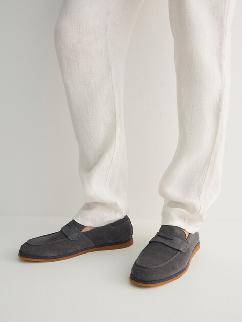 Мужские лоферы TENDANCE, Артикул ALF38-101, сине-серый | 4953177. Ракурс 7