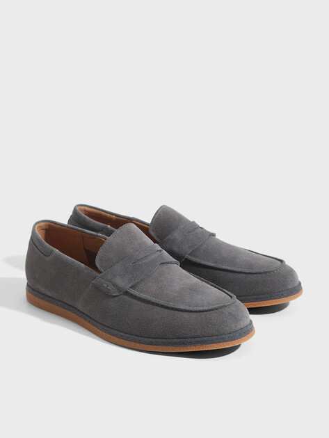 Мужские лоферы TENDANCE, Артикул ALF38-101, сине-серый | 4953177. Ракурс 2