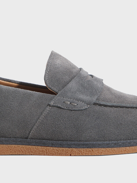 Мужские лоферы TENDANCE, Артикул ALF38-101, сине-серый | 4953177. Ракурс 3