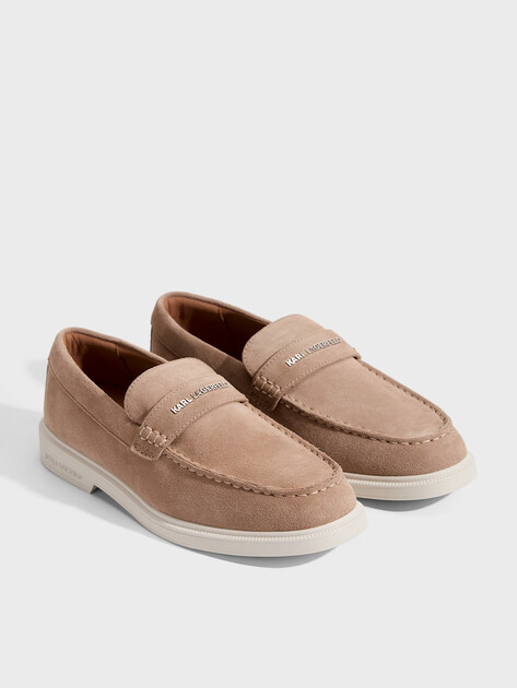 Мужские лоферы KARL LAGERFELD KORI Loafer, Артикул KL21412, пыльно-бежевый | 4957352. Ракурс 2