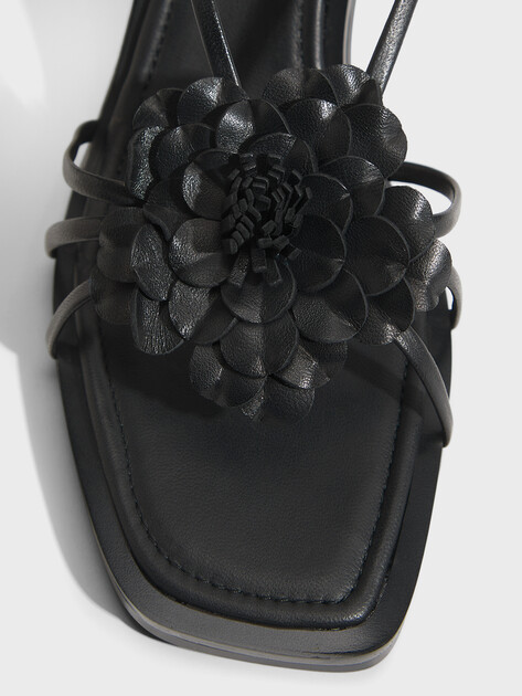 Женские босоножки TENDANCE, Артикул CLF1099-01, черный | 4960722. Ракурс 3