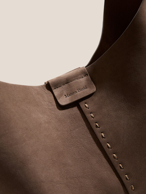 Женская сумка  MAISON DAVID, Артикул ROSALIE, серо-коричневый | 4960762. Ракурс 2