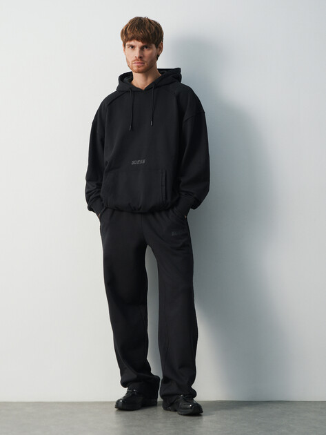 Мужское худи GUESS LASI HOODIE SWEATSHIRT, Артикул Z5BQ10KCE91, черный | 4960887. Ракурс 2