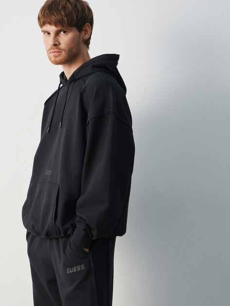 Мужское худи GUESS LASI HOODIE SWEATSHIRT, Артикул Z5BQ10KCE91, черный | 4960887. Ракурс 5