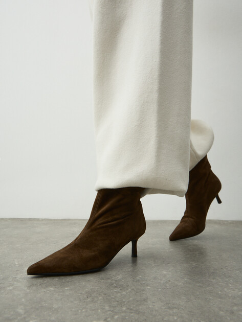 Женские Ботильоны Tendance CLF1103K-01 зелено-коричневый