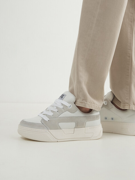 Мужские кеды DIESEL OLLIE LOW, Артикул Y03796, молочно-белый | 4962118. Ракурс 7