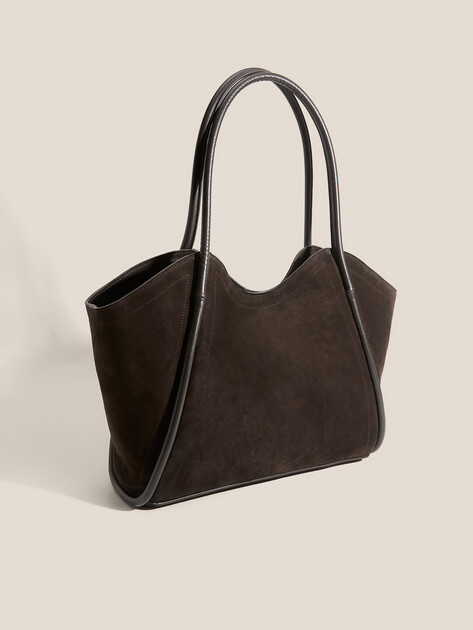 Женский тоут MAISON DAVID, Артикул LAURA, шоколадный | 4963060. Ракурс 3